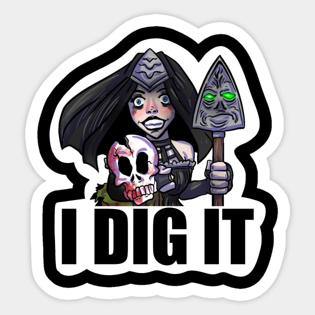 I DIG IT Sticker by Mia Valley